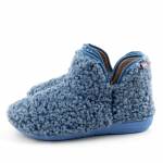 SCHOLL MADDY BOOTIE MED blue niebieskie damskie pantofle MF309091007