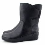 RIEKER Y4453-00 czarne kozaki damskie jz23