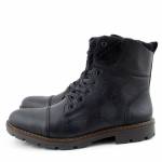RIEKER 32133-00 czarne trzewiki męskie jz23