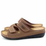 TAMARIS 27510-41 341 TAUPE beżowe klapki wl24