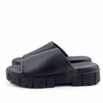 TAMARIS 27252-20 007 BLACK UNI czarne klapki damskie