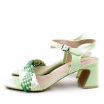 CAPRICE 28320-42 701 GREEN COMB zielone seledynowe sandały damskie wl24