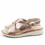 CAPRICE 28703-42 341 TAUPE METALLIC zlote sandaly damskie wl24