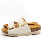 SCHOLL Monterey 2 STRAPS MED ivory klapki damskie MF315541030 OBUWIE MEDYCZNE wl25
