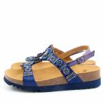 SCHOLL BOGOTA SANDAL MED navy blue niebieskie sandały damskie MF320061040 wl25