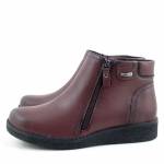 SERGIO LEONE BT 25348-S bordowe botki damskie jz25