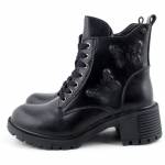 FILIPPO DBT7133 BK czarne trzewiki damskie jz25