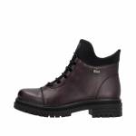 RIEKER Y3163-35 TEX bordowe trzewiki damskie jz26