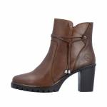 RIEKER Y2567-22 brązowe botki damskie jz26